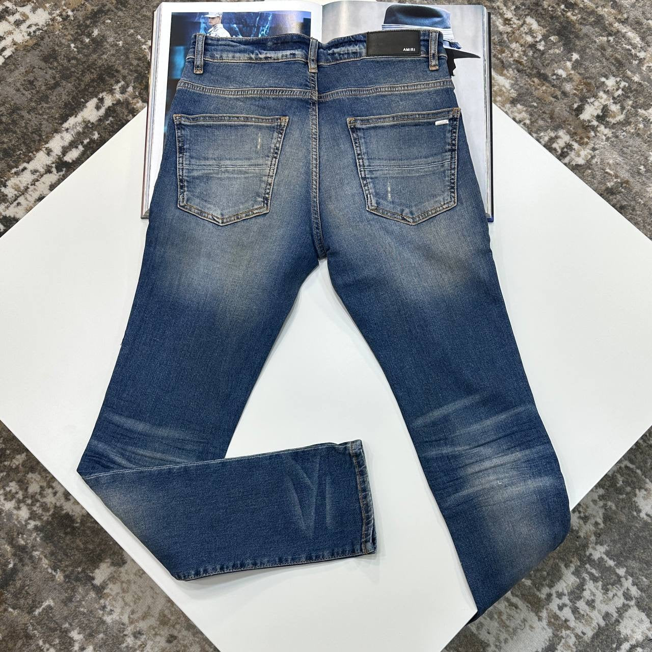 AMRi SLIM FIT JEANS BLUE