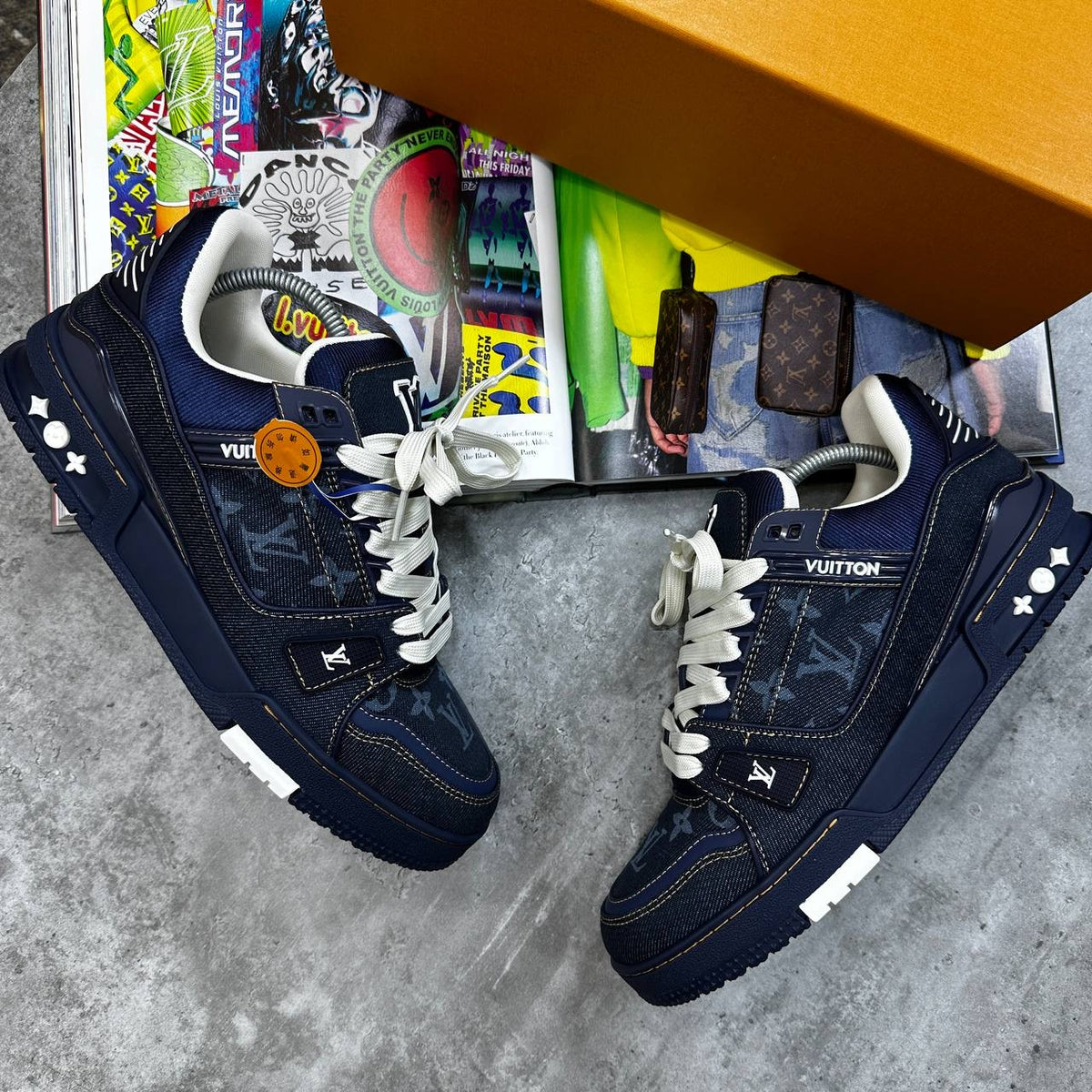LVE TRAINER -NAVY|WHITE