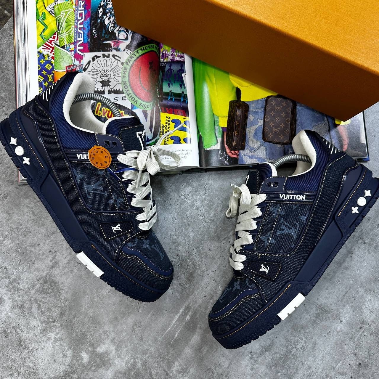 LVE TRAINER -NAVY|WHITE