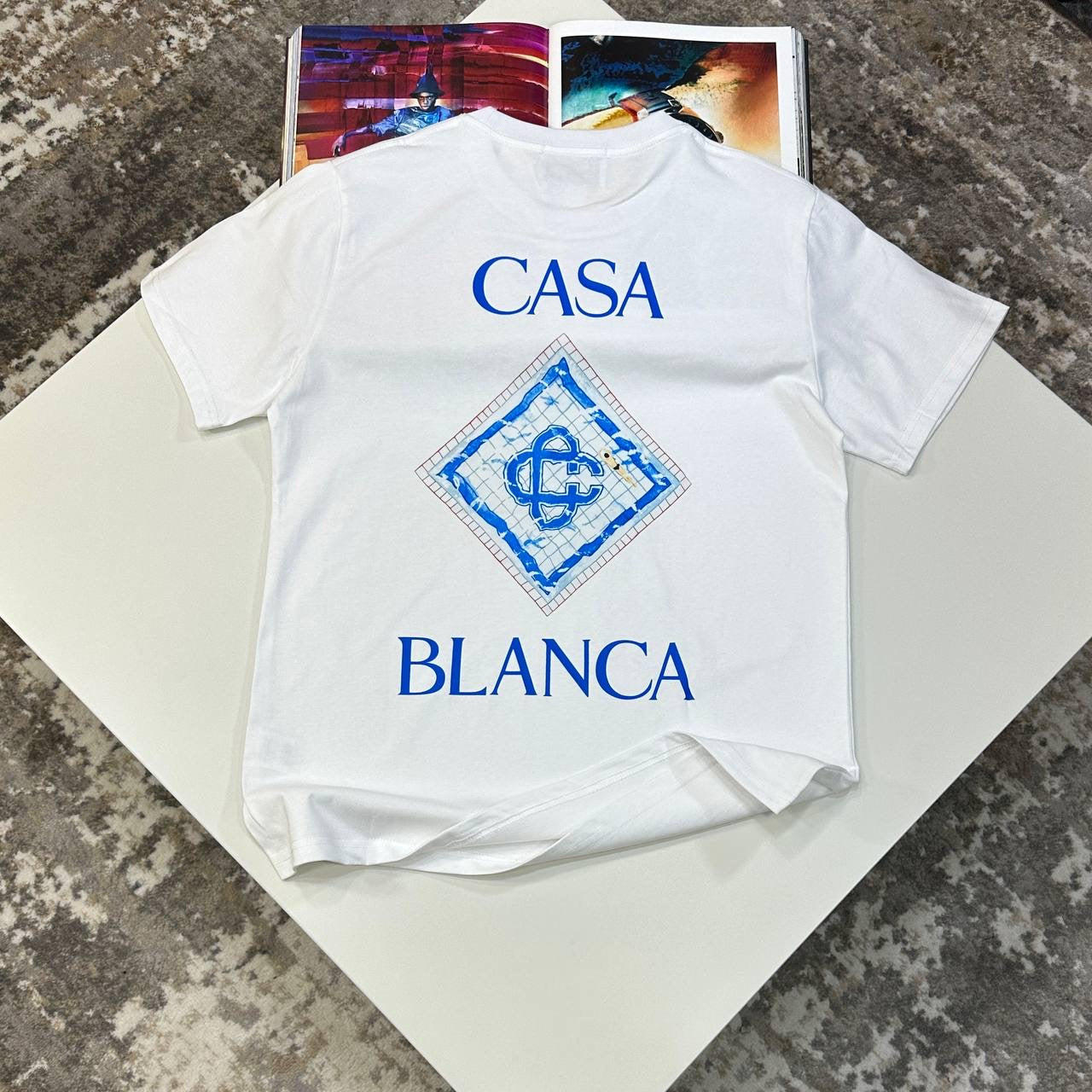 C.B SHORT SET MULTI/WHITE