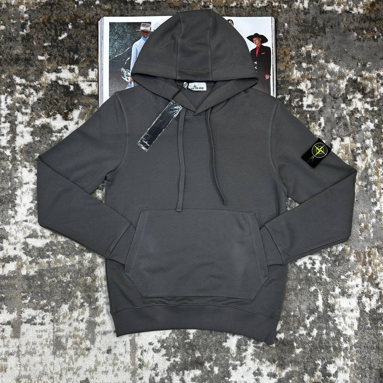 STNE HOODIE-DARK GREY