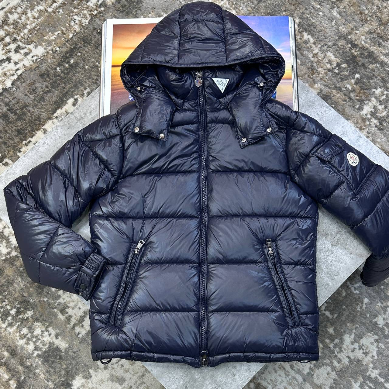 NCLR FULL PUFFY MAYA JACKET- NAVY