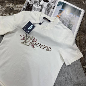 L.V TSHIRT- WHITE