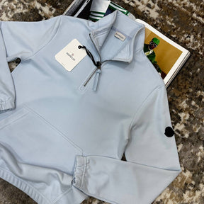 MNCLR HALF ZIP JUMPER-LIGHT BLUE