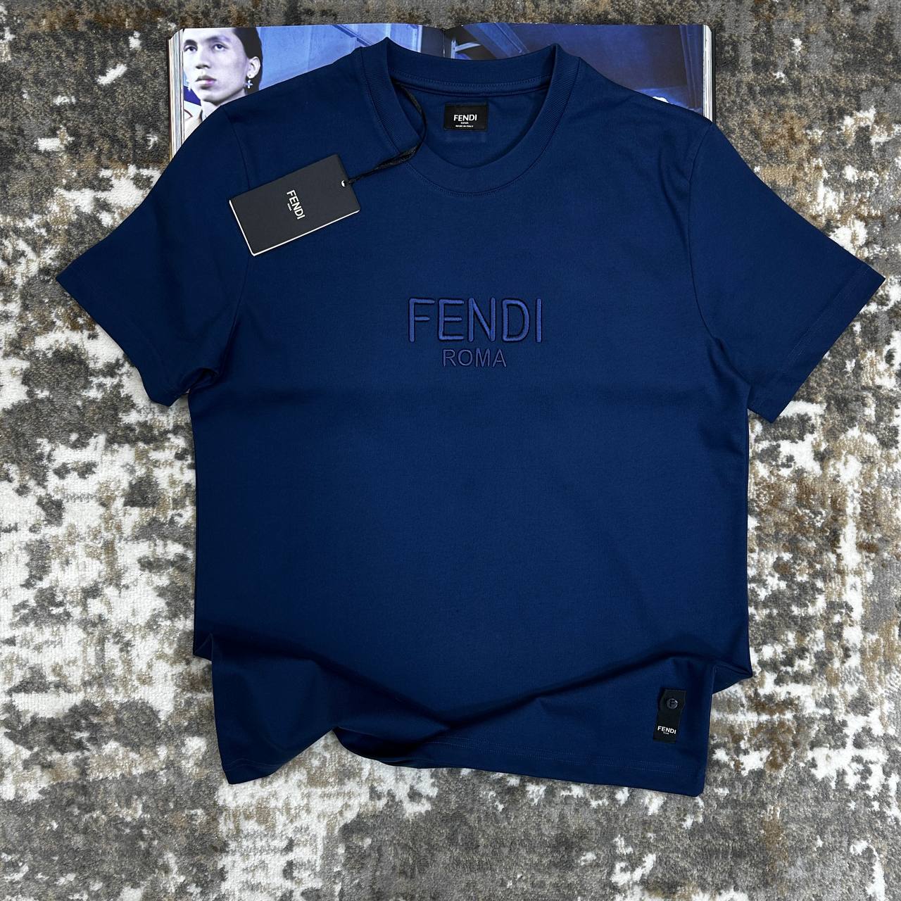 FNDI MNLR TSHIRT BLUE