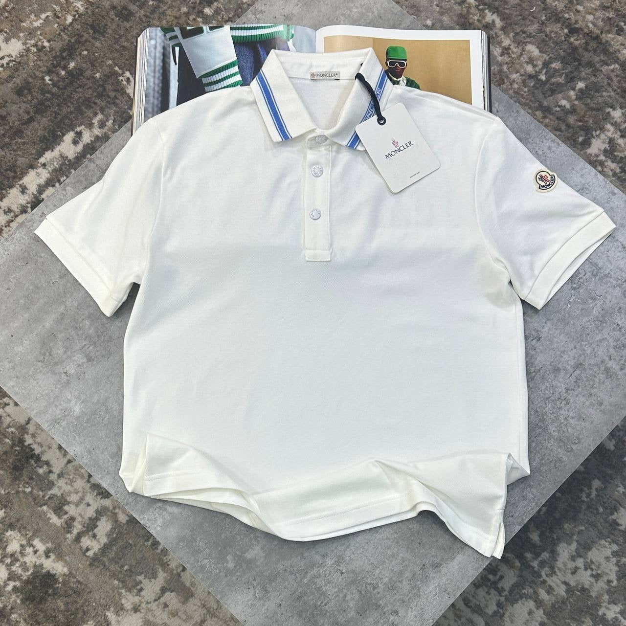 NCLR POLO WHITE