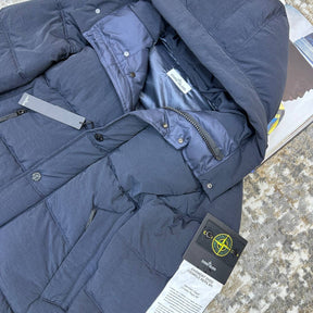 STNE FULL PUFFER LONG JACKET-MATT NAVY