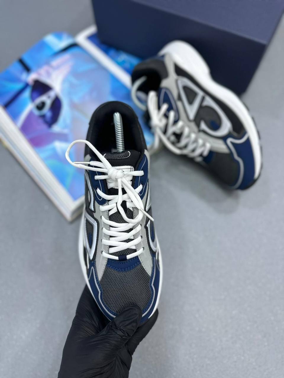 B30 TRAINER-GREY&BLUE