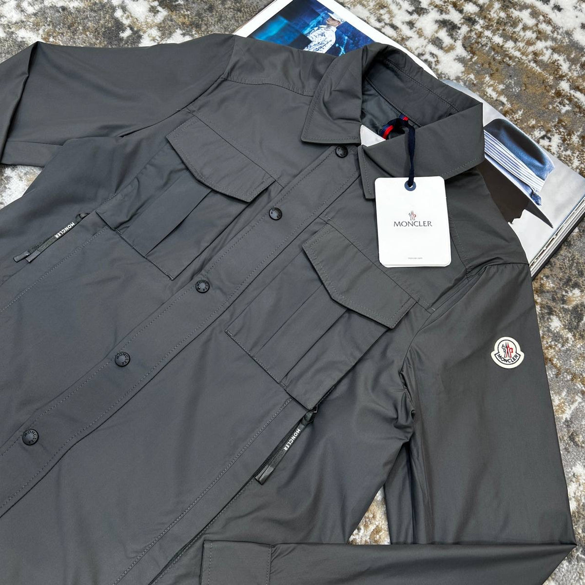 MNCLR ZIP UP JACKET-DARK GREY