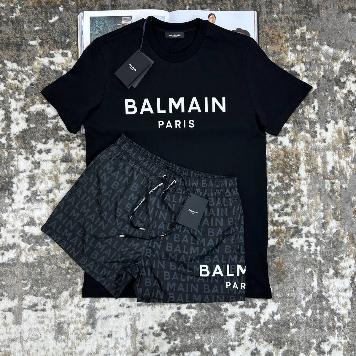 BALMN SHORT SET BLACK