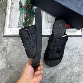 DOR SLIPPERS MENS BLACK