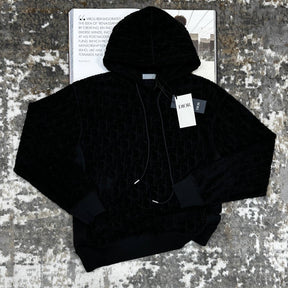 DOR ZIP HOODIE BLACK