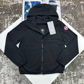 C.G LIGHT WEIGHT JACKET SIDE RED BADGE BLACK