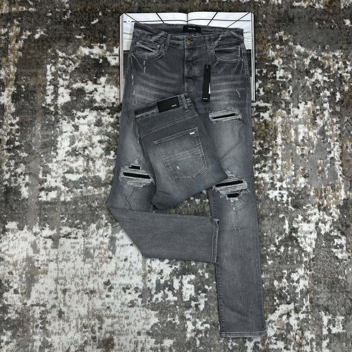 AMRI SLIM FIT JEANS GREY