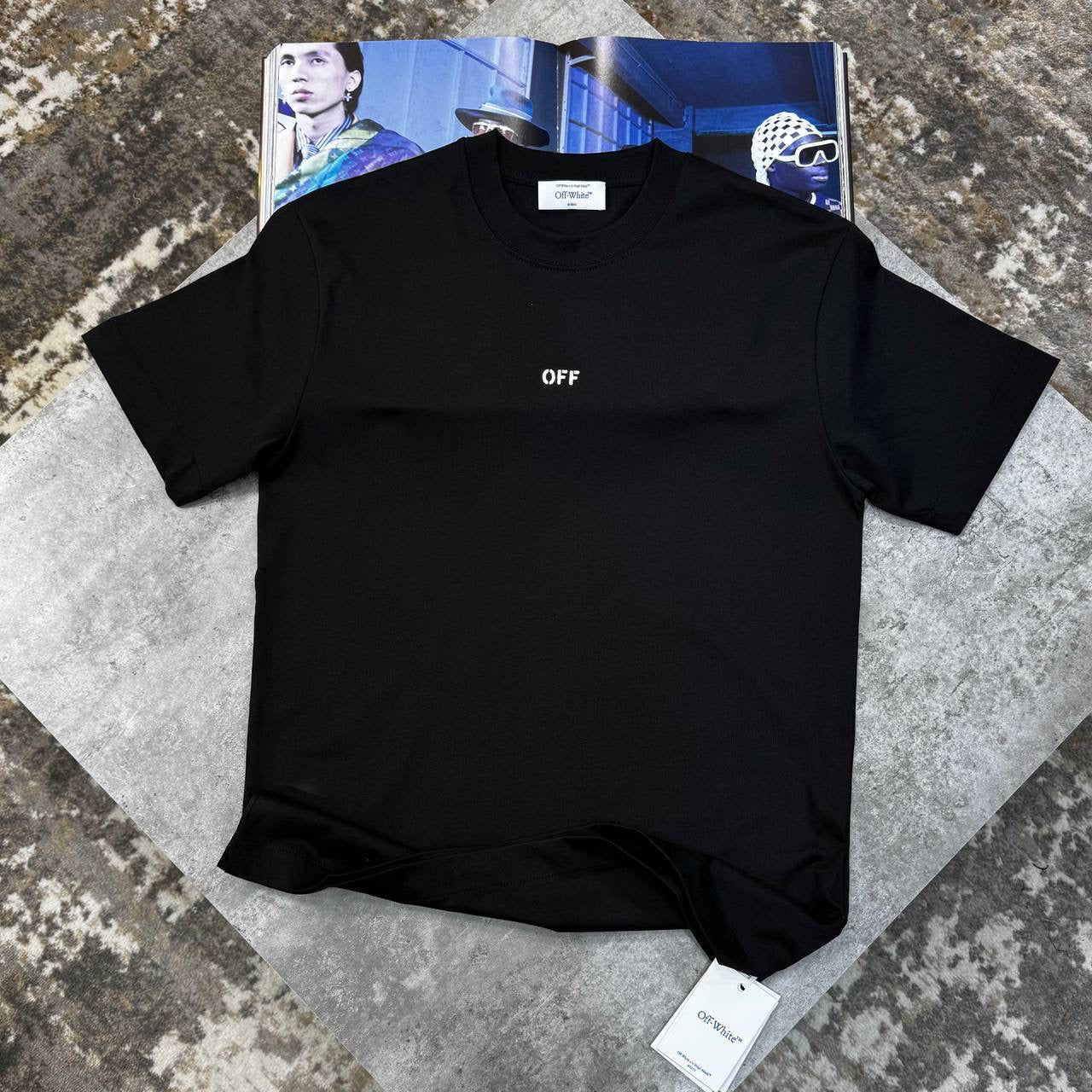 Of-W BACK PRINT TSHIRT BLACK