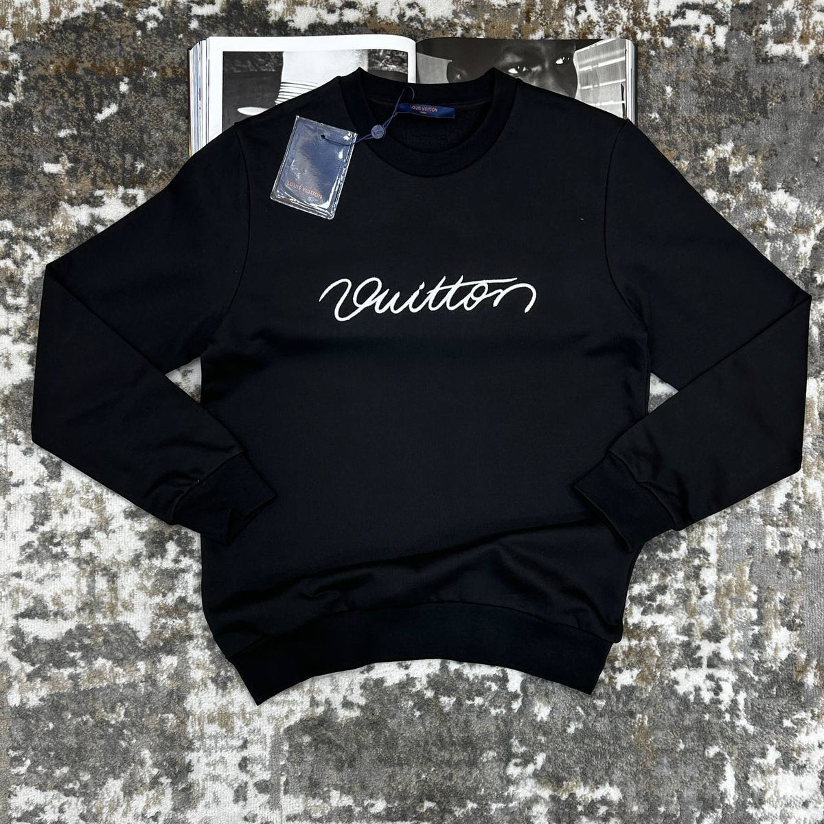 LUIS-VUTON JUMPER-BLACK