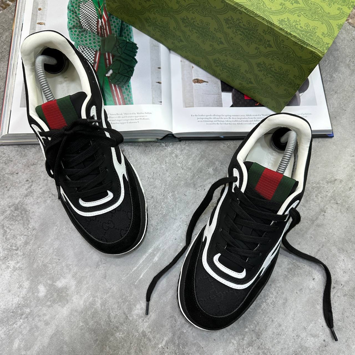 GUCI TRAINER WHITE|BLACK