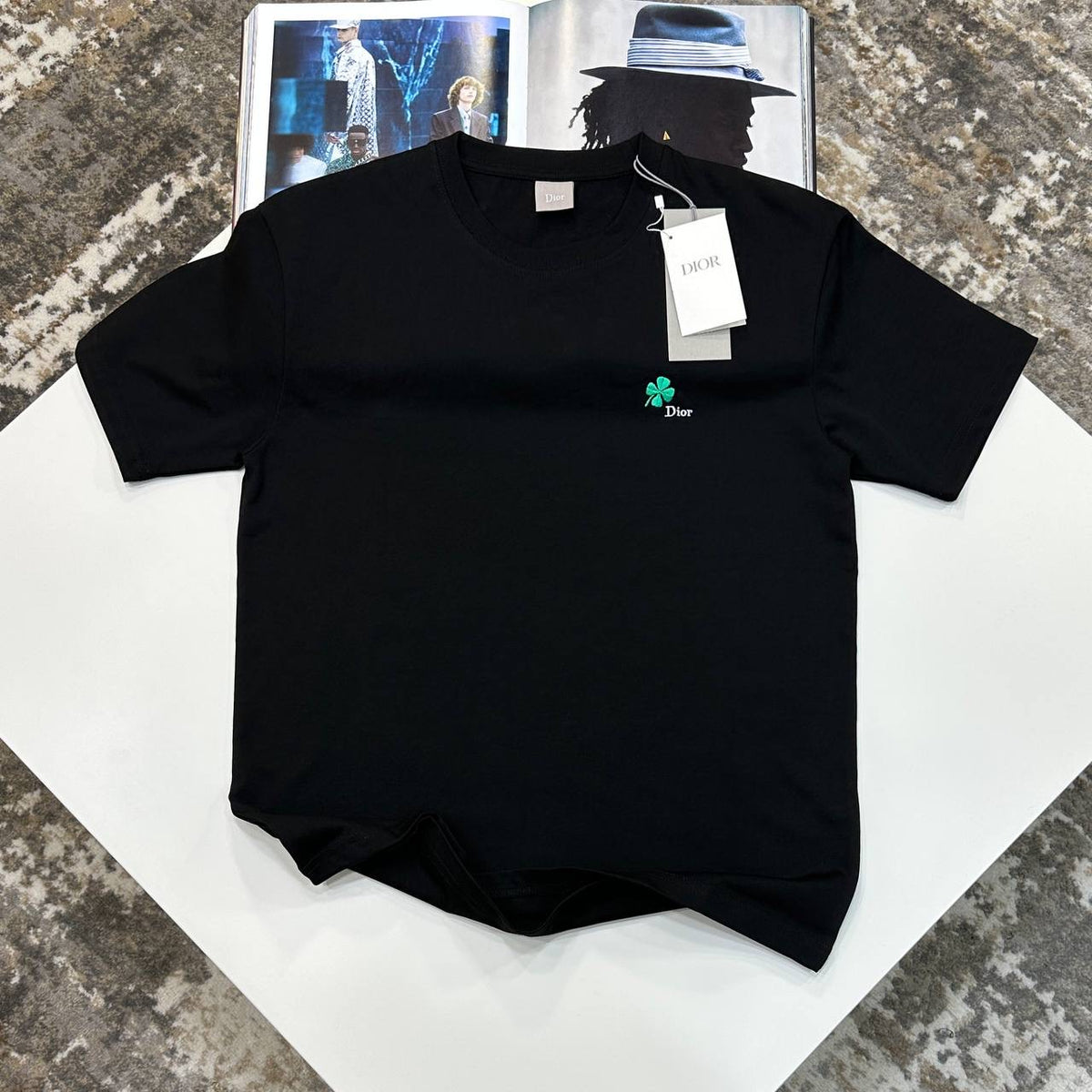 DOR FRONT SMALL LOGO TSHIRT-BLACK