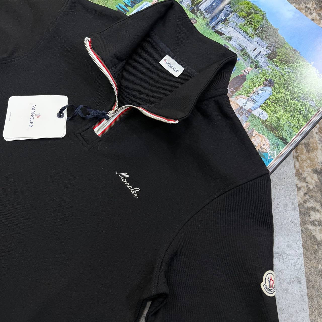 NCLR HALF ZIP BLACK