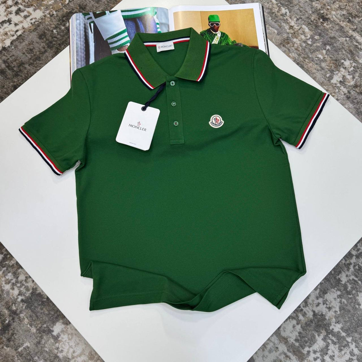 NCLR POLO-DARK GREEN