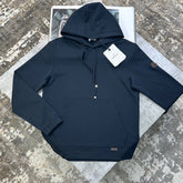 MNLR HOODIE SIDE BLACK BADGE NAVY