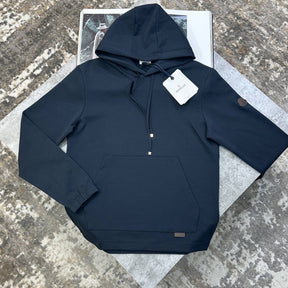 MNLR HOODIE SIDE BLACK BADGE NAVY