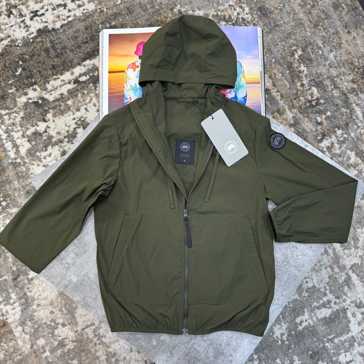 C.G LIGHT WEIGHT JACKET SHORT SET KHAKHI