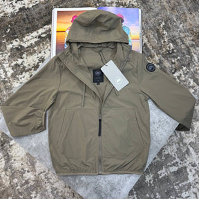 C.G LIGHT WEIGHT JACKET SHORT SET LIGHTBROWN