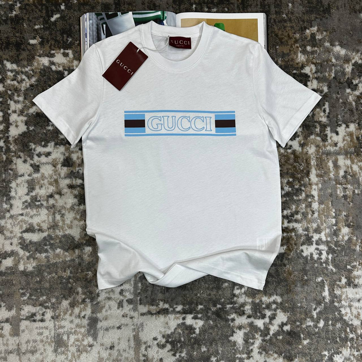 GUCI TSHIRT-WHITE