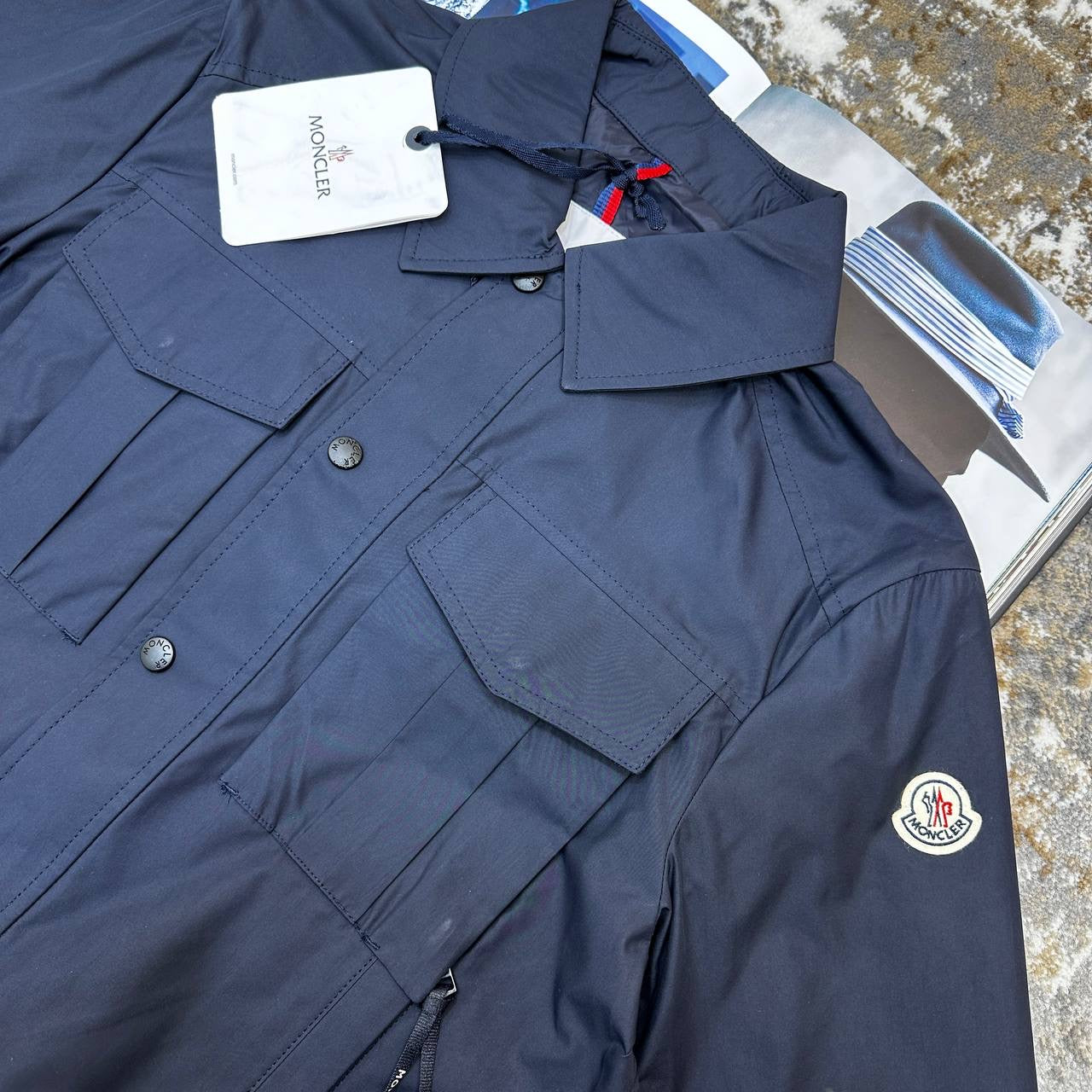 MNCLR ZIP UP JACKET-NAVY