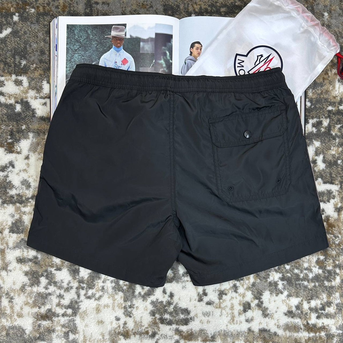MNLR SWIM SHORTS DARK GREY