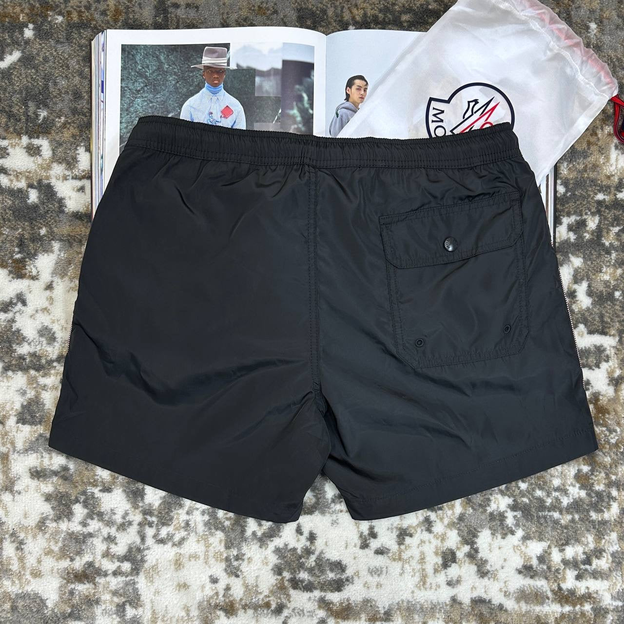 MNLR SWIM SHORTS DARK GREY