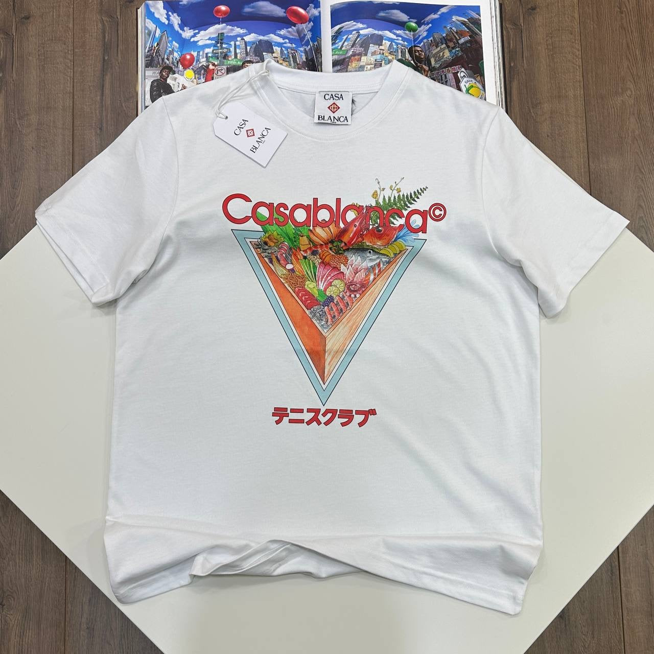 CASA BLNCA TSHIRT-WHITE