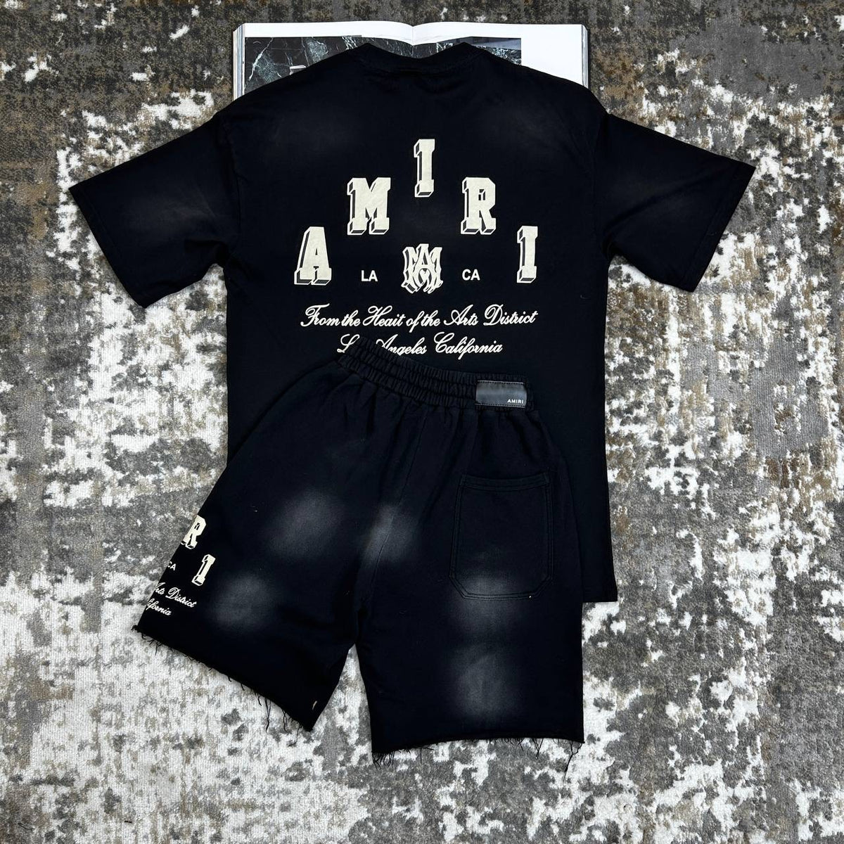 AMRI SHORT SET BLACK