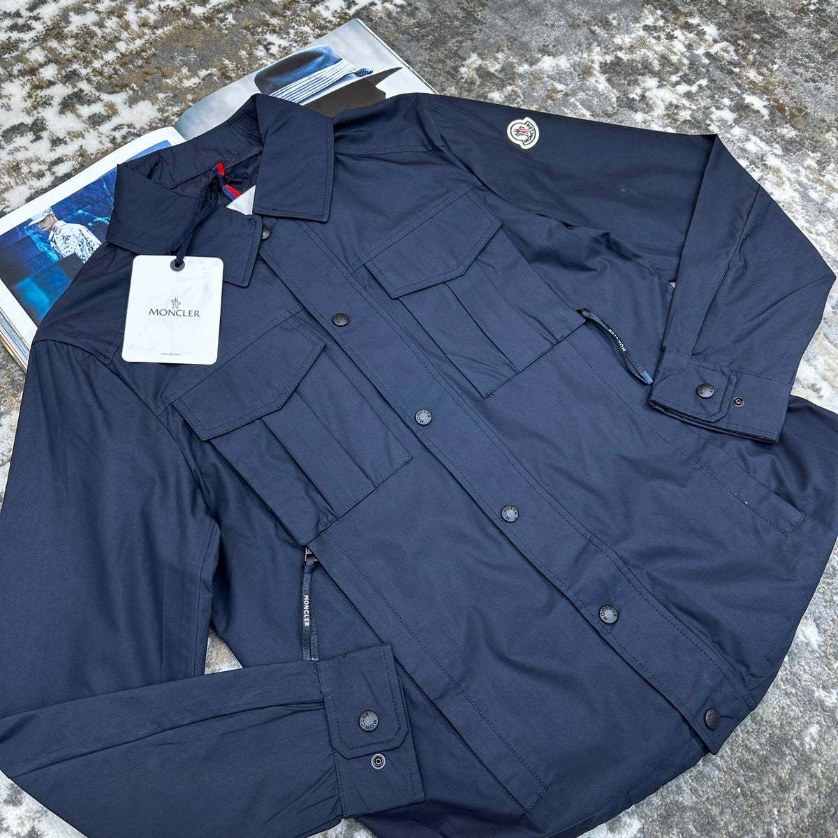 MNCLR ZIP UP JACKET-NAVY