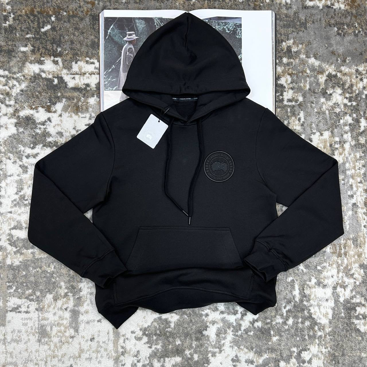 CANDA GOOSE HOODIE BLACK