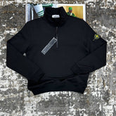 STNE HALFZIP-BLACK