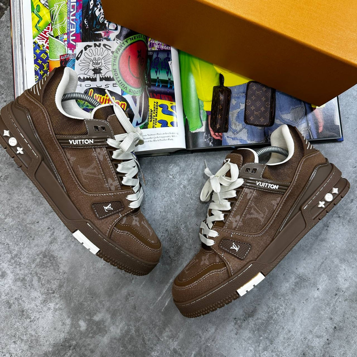 LVE TRAINER -BROWN|WHITE