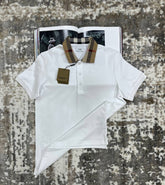 BRBURY POLO- WHITE