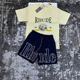 RUDE SHORTS SET YELLOW|BLACK