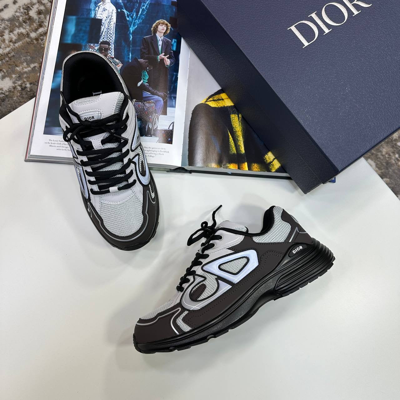 B30 TRAINER-DARKBROWN/GREY