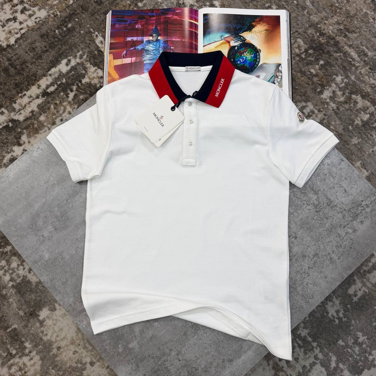 MNCLR POLO- WHITE