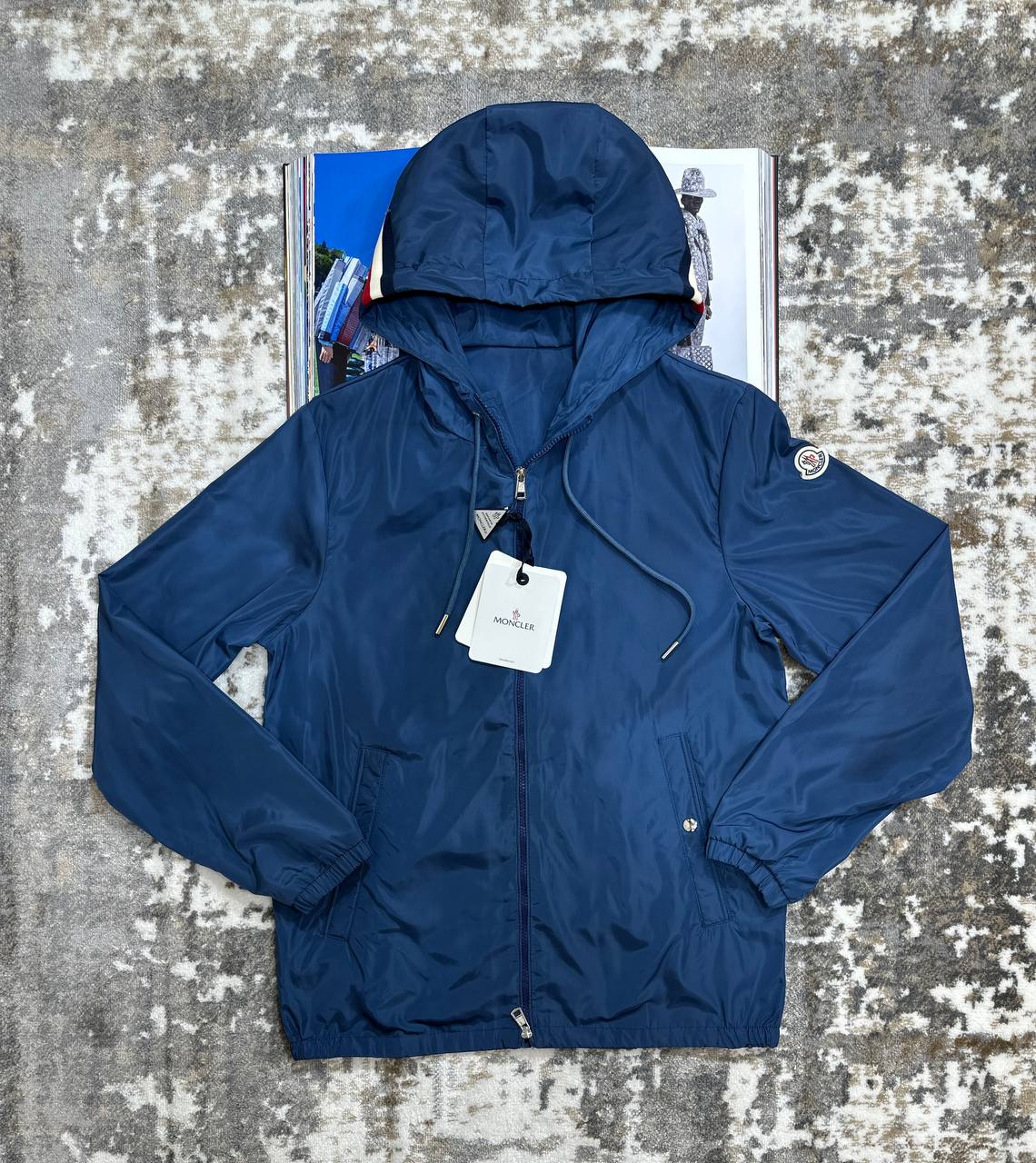 MNCLR ZIP JACKET-ROYALBLUE