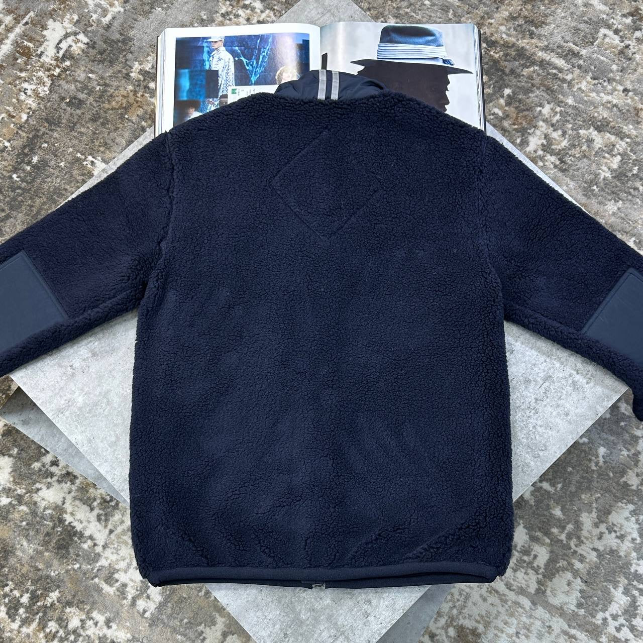 C.G FLEECE JACKET NAVY