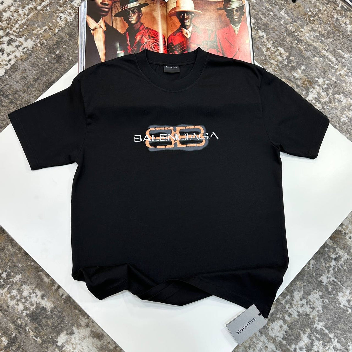 BLANCIGA FRONT LOGO TSHIRT-BLACK