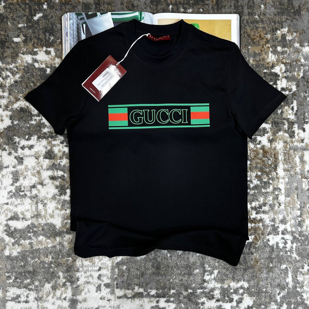 GUCI TSHIRT-BLACK