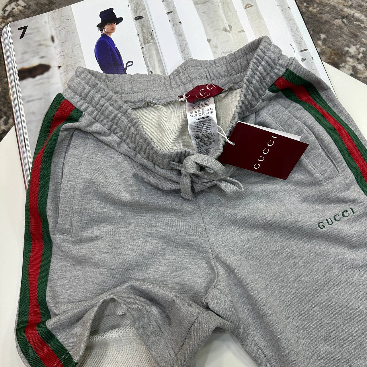 GCI SIDE STRIPE SHORTS GREY