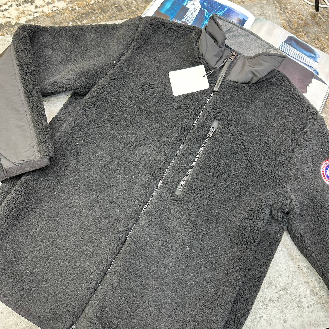 C.G FLEECE JACKET BLACK