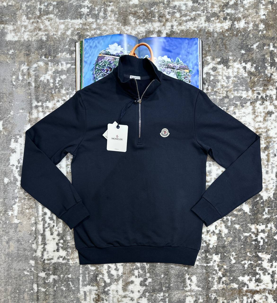 MNCLR HALF-ZIP NAVY