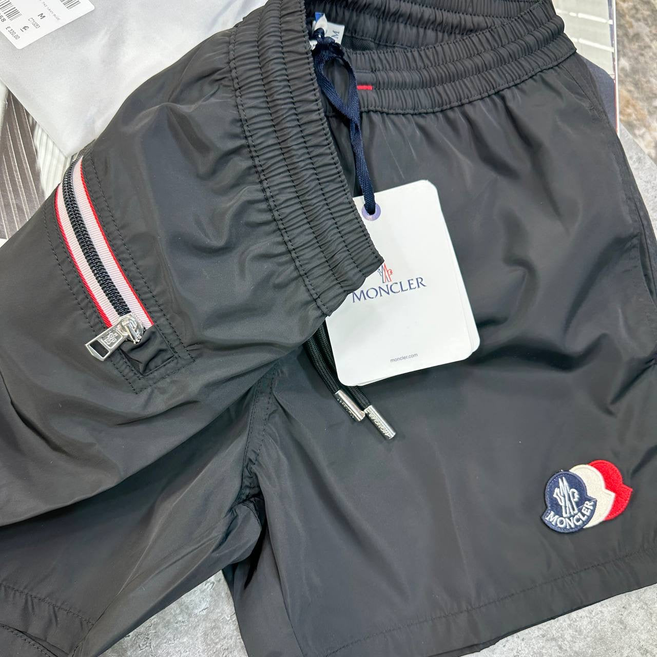 NCLR SHORT SET BLACK/WHITE